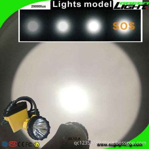 Coal Mining Lights Rechargeable Battery Capacity 25000lux